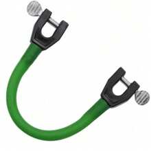 Entrenamiento de esquí para niños y principiantes, con superficie de goma antideslizante y anticaídas, tabla de esquí con conexión para la cabeza para uso en exteriores