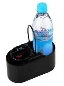 Carsun Car Cup Holder, Water Cup Storage Box, Sturdy Non-Slip, Adhesive Backing, Dual Cup Holders, Suitable For Car Dashboard - Black - View 13