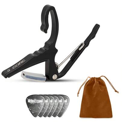 5 CORE 5Core Guitar Capo Quick Change Acoustic Electric String Clip