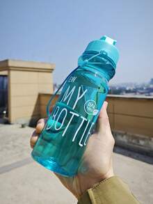 17oz Minimalist Portable Press Flip Cap Outdoor Sports Water Bottle, Plastic Cup, Creative Casual Car Water Bottle - Many Colors - View 23