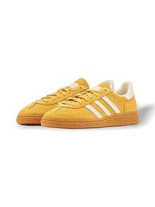 Adidas 阿迪达斯手球 Spezial 运动鞋吸汗透气保暖多功能标志纯色良好弹性易洗速干运动户外跑步日常上学成人男女通用黄色 IF7088 - 黃色 - 查看 2