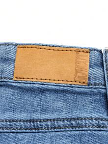 Boys' Fashion Distressed Denim Jeans, Cotton Stretch Casual Comfortable Fit, Light Blue Wash - Medium Wash - View 9