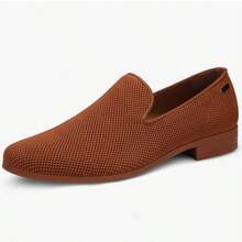 Mens Loafers Dress Shoes  Driving Shoes Tuxedo Suit Shoes - Lạc đà - Xem 2