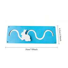 Holz-Beschäftigungsbrett Aktivitätsbrett DIY-Zubehör, geeignet für selbstgemachte Intelligenzrequisiten zur Fingerfertigkeit, Bewegungsförderung für Senioren mit Demenz, Autismus-Lebenstraining-Board - Verschiedenfarbig - Übersicht 23