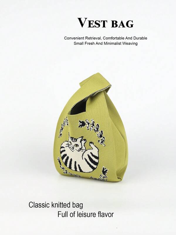 1pc Fashion Casual Tote Bag, Suitable For Daily Use, Vacation, Commuting, Shopping, Photography, Outdoor, Camping, Hiking, Back To School, Travel, Holiday, Students, Women, Mothers - Fits Phone, Umbrella, Cosmetics, Books