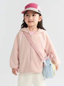 Balabala Tween Girl Jacket 2025 Fall New Polar Fleece Anti-Static Top
