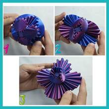 1 Stück ADHS Getriebe Ball 3D gedruckter Getriebe Ball drehbarer Ball Fidget Spielzeug - Reduzierung von Stress und Angst mit Getriebe Ball Fidget Ball - ideal für sensorische Bedürfnisse und, Finger Getriebe Ball - einzigartiges Heim und Büro Dekoration, Partys und kreative Geschenke