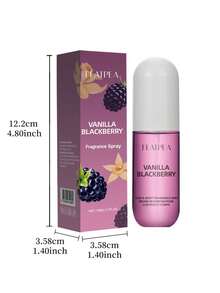1.7 Fl Oz/1 Bottle Women's Body Mist, Vanilla Blackberry Scent, Hair & Body Fragrance, Travel Size, Suitable For Daily, Date, Vacation, Party, Ideal Gift For Women, Birthday, Valentine's Day - Vanilla Blackberry Fruity Notes - View 6