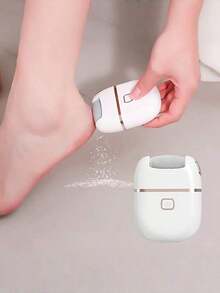 USB Rechargeable Electric Foot File, Electric Foot Polisher And Callus Remover, Portable Foot Care Tool, Rechargeable Waterproof Foot Care Device For Smooth Feet - Multicolor - View 5