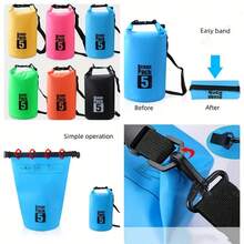 女士新款斜挎包，容量可选2升/5升/10升/15升，PVC户外运动迷彩防水包，多功能防水袋，游泳便携漂流包，户外运动防水包，热销跨境单肩包，大容量户外防水背包，适用于潜水、漂流、游泳、沙滩、徒步旅行等活动，女士优雅单肩包