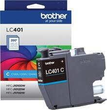 Genuine LC401C Standard-Yield Cyan Ink Cartridge,23715275 - Olive Green - View 2