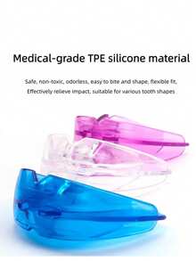 2件装牙齿矫正器硅胶矫正器牙齿保持器磨牙症防护器牙齿保持器，新年礼物。 - 彩色 - 查看 6