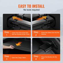 Cubierta de carga retráctil   para  CRV 2023-2024 Cubierta de maletero trasera mejorada - CRV 2023-2024 - Ver 5