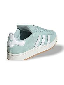 Adidas CAMPUS 00s Women Sneakers Lightweight Cushioning Shock Absorption Breathable Suede Upper Anti-Slip Sole Soft Lining Comfortable Fit Classic Logo Daily Street Gym Outing Shopping Travel Spring Green White JQ5752 - Green/white - View 7