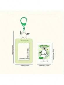 1件装【官方】三丽鸥酷洛米美乐蒂卡包套装，卡通可爱照片挂件钥匙扣，复古卡包，卡通身份证卡包，长款钱包，卡包，男女通用，迷你钱包，小钱包，可爱钱包，钱包钥匙扣，零钱包，挂绳钥匙扣