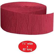 FR Festive Crepe Streamer (blanco) accesorio de fiesta (1 unidad) (1/paquete)(red) - Tipo 1 - Ver 4
