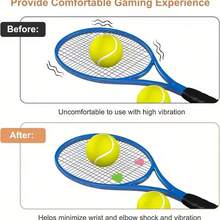 Tennis Schläger Stoßdämpfer, hochelastischer Silikon Dämpfer, Anti-Design absorbiert Vibrationen effektiv, verbessert Treffgefühl und Komfort