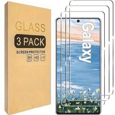 3pcs/Set Screen Protector For Samsung Galaxy A52/A55/A70/A53/A51/A33/A23/A54/A05/A25/A13/A36/A06/A15/A24/A12/A16