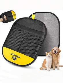 1pc Pet Dog & Cat Deshedding Grooming Glove, Upgraded Reusable Static Pet Hair Remover Glove, Pet Grooming Tool For Clothes, Sofa, Carpet, Car Seat, New Cat Hair Removal Tool - Multicolor - View 9