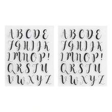 Cake Decorating Tools Alphabet Fondant Cake Stamp Silicone Mold Letters Biscuit Fondant Mold Baking Tools Cake Embosser Stamp - 彩色 - 查看 19
