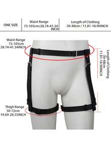 Men's Leather Leg Harness Punk Leather Garter Belt For Men Rave Party Outfit Men's Waist Accessories