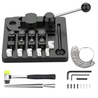 Multi-Function Manual Jewelry Ring & Earring Bending Tool, Suitable For Bending Silver, Gold, Copper, Iron, Stainless Steel Wire