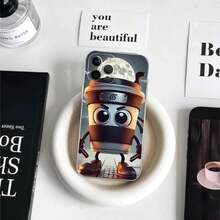 Custodia per telefono Brainrot Tung Tung compatibile con 17, 16, 15, 8, 7, 6, 6S Plus, X, SE, XR, XS, 14, 11, 12, 13 Mini, Pro e Pro Max