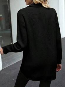 Women Cardigans - Siyah - Görünüm 2