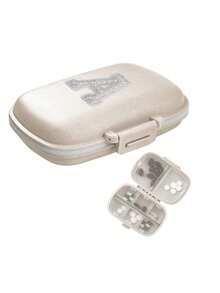 1pc Portable Dual Layer 8 Slot Pill Box, Mini Compact Pill Organizer - Pill Case Tablet Storage Container, Weekly Pill Box, Medication Dispenser - Multicolor - View 9