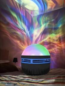 Northern Lights Projector: Decoration For Bed/House/Bedroom Lighting Solution - Desktop Decor Projection; Nightlight; S Aid Light, Multi-Functional LED Projector, Smart Projection Lamp For Bedroom/Study/Living Room, Halloween Decoration Light, Christmas Decoration Light, Birthday Gift, Holiday Gift