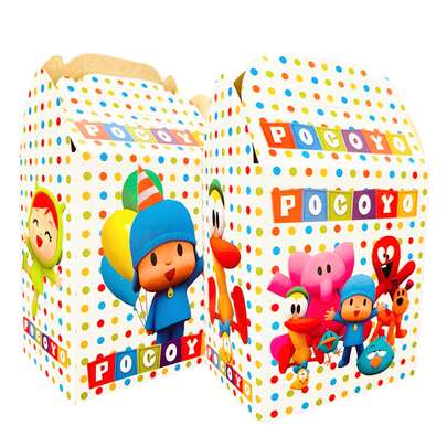 Artículos de Fiesta de Pocoyoo bebe Platos, Vasos, Dulceros, Palomero, Lona, Mantel, Globos, Pines, Botones, Gorritos, Gorro, Banderín Decoración Pastelero Aguinaldo Bolo Volo Caja Adornos Palomeras Vajilla Desechables