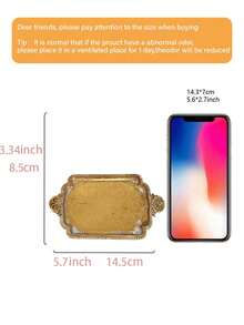 Vintage Gold Jewelry Tray, Rustic Ring Dish, Antique Brass Earring Necklace Tray, Cute Small Jewelry Dish, Home Decor Gift, Mini Jewelry Display Stand, Gift For Her