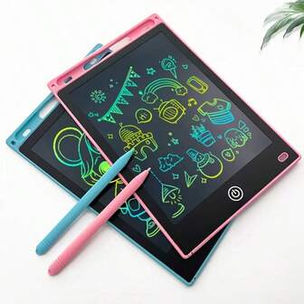 RSP Color 8.5"LCD Writing Tablet, Electronic Drawing Tablet, Graffiti/Doodle Board, Kids Handwriting Pad, Perfect Gift For Boys And Girls Aged 3-8 To Travel, Christmas Gifts For Kids, Birthday Gifts And Halloween Gifts, Essential School Writing And Painting Supplies For Children