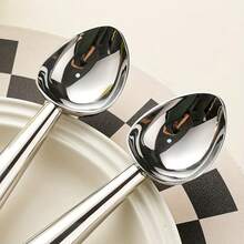 1pc 304 Stainless Steel Ice Cream Scoop (7 Inch), Upright Design, Anti-Freeze Non-Stick Large Cookie Dough Spoon, Professional Metal Ice Cream Disher Suitable For Ice Cream, Cookie Dough, Grains And Fruits