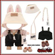 For LABUBU Halloween Costume, Headband, Bucket Hat, Sunglasses, Headphones, Suspender Pants, Jeans Set, Paired With Necklace, Bag And Shoes, Fashionable Accessories, Merchandise, Holiday & Birthday Gift (Excluding Plush Doll) - Multicolor - View 15