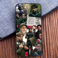 Custodia per telefono Soldier Boy The B-Boys compatibile con 16, 15, 14, 13, 12, 11, Pro, X, XS, Max, XR, Plus, Mini, in morbido silicone nero. Compatibile anche con 17, 17 Pro e 17 Pro Max.