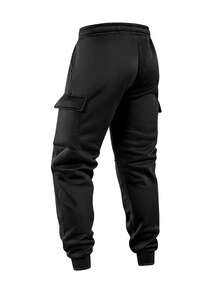 Herren Cargo Hosen im Lässig Stil, Slim Fit Outdoor Wandern Sport Jogginghose