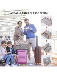 TOCOZOC Maleta Deportiva Bolsa de Deporte Gym con Compartimento para Zapatos y Bosillo Impermeable, con Neceser y Funda para Zapatos, Bolsa de Viaje Impermeable para Entrenamiento, Deporte - Gris - Ver 2