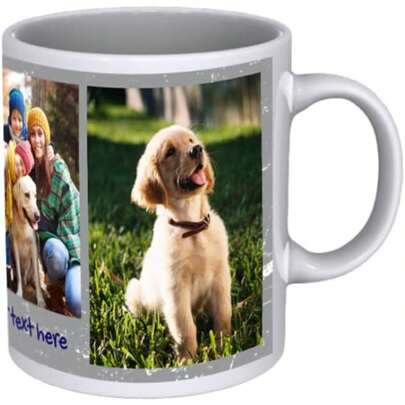 11oz Personalized Photos Coffee Mug, Custom Cup With Pictures, Names, Text, Suitable For Drinking All Seasons, Ceramic, Gifts For Boyfriend, Girlfriend, Best Friend