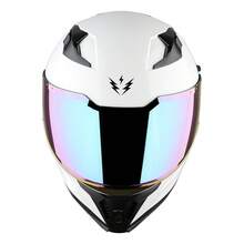 1Storm Motorcycle Full Face Helmet For Adults Men And Women Street Bike Racing Helmet DOT Approved With One Extra Clear Shield: KT828 Glossy White - L - View 8