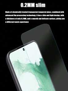 2 piezas de protector de pantalla de vidrio templado compatible con Samsung - Dureza 9H, anti-arañazos, a prueba de huellas dactilares, resistente al agua, recubrimiento resistente al aceite, compatible con Samsung Galaxy S20 FE/Galaxy S21 FE/Galaxy S23 FE/Galaxy S24 FE/Galaxy A02/A02S