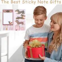 [Süßes Dackel Haftnotizen Set] Beinhaltet verschiedene Dackel und Pfoten-förmige Haftnotizen, selbstklebend und leicht abzureißen, glatte Beschriftung, in unterschiedlichen Größen, geeignet für Büro-Notizen, Tagebuch-Dekoration, ein sinnvolles Geschenk für Hundeliebhaber~