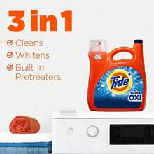 Ultra Oxi Liquid Laundry Detergent, 24 Loads, 34 Fl Oz, HE Compatible