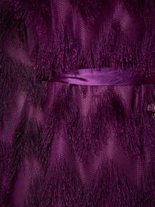 Mgiacy,New Arrival,Round Neck,Elegant,Women's Arabic Burqa,Belt,Dolman Sleeve,FOR,Vacation,Casaul,Party Dress,Wedding Guest Dress, Evening Dress,Elegant Dresses For Women - Purple - View 9