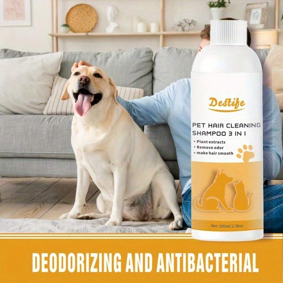 3-In-1 Pet Shampoo, Conditioner & Body Wash, Gentle Cleansing, Soothing Skin, Enhancing Coat Shine, & Healthy For Cats And Dogs