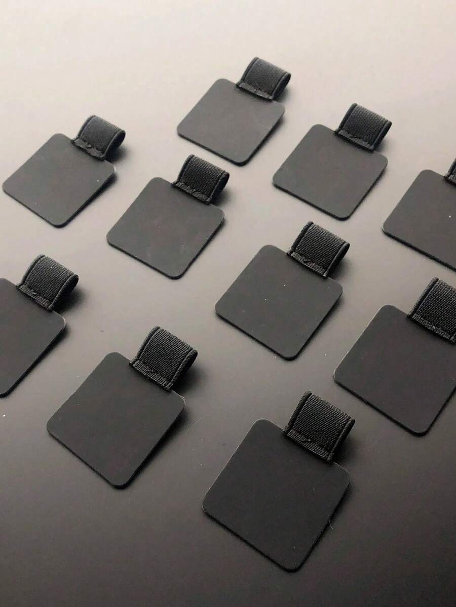 10 Pack Elastic Pen Loop Holder Self-Adhesive PU Leather Clip Pencil For Notebooks Journals Planners