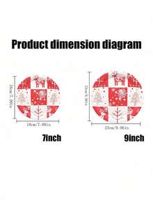 Juego de 24 piezas, vajilla desechable, platos de papel con temática navideña, platos para pasteles, platos de fiesta, platos de cumpleaños, materiales, adecuados para diversas celebraciones como fiestas de cumpleaños, reuniones, picnics, campamentos, barbacoas, fiestas en la playa, bodas al aire libre, fiestas de boda, etc.