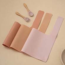1Pc Silicone Placemat For High Chairs - Easy-Clean, Minimalist Design, Perfect Gift For New Moms