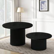 Solid Wood Round Coffee Table