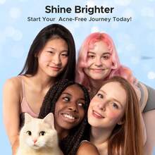 510pcs Transparent Acne Pimple Patch, Containing Tea Tree Oil Quality Ingredients, Gentle & Non-Irritating, Alcohol-Free, Scar Covering, Hydrocolloid Material, Comfortable Patch